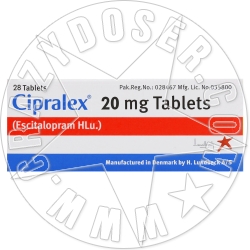 CIPRALEX 20 FILM COATED TAB X 28