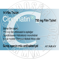 CIPRONATIN 750 №14 FILM COATED EXP.02.2024
